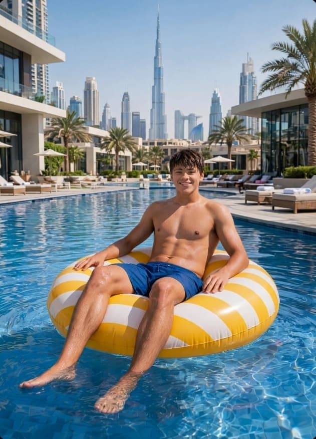 Curtindo as férias no Dubai
