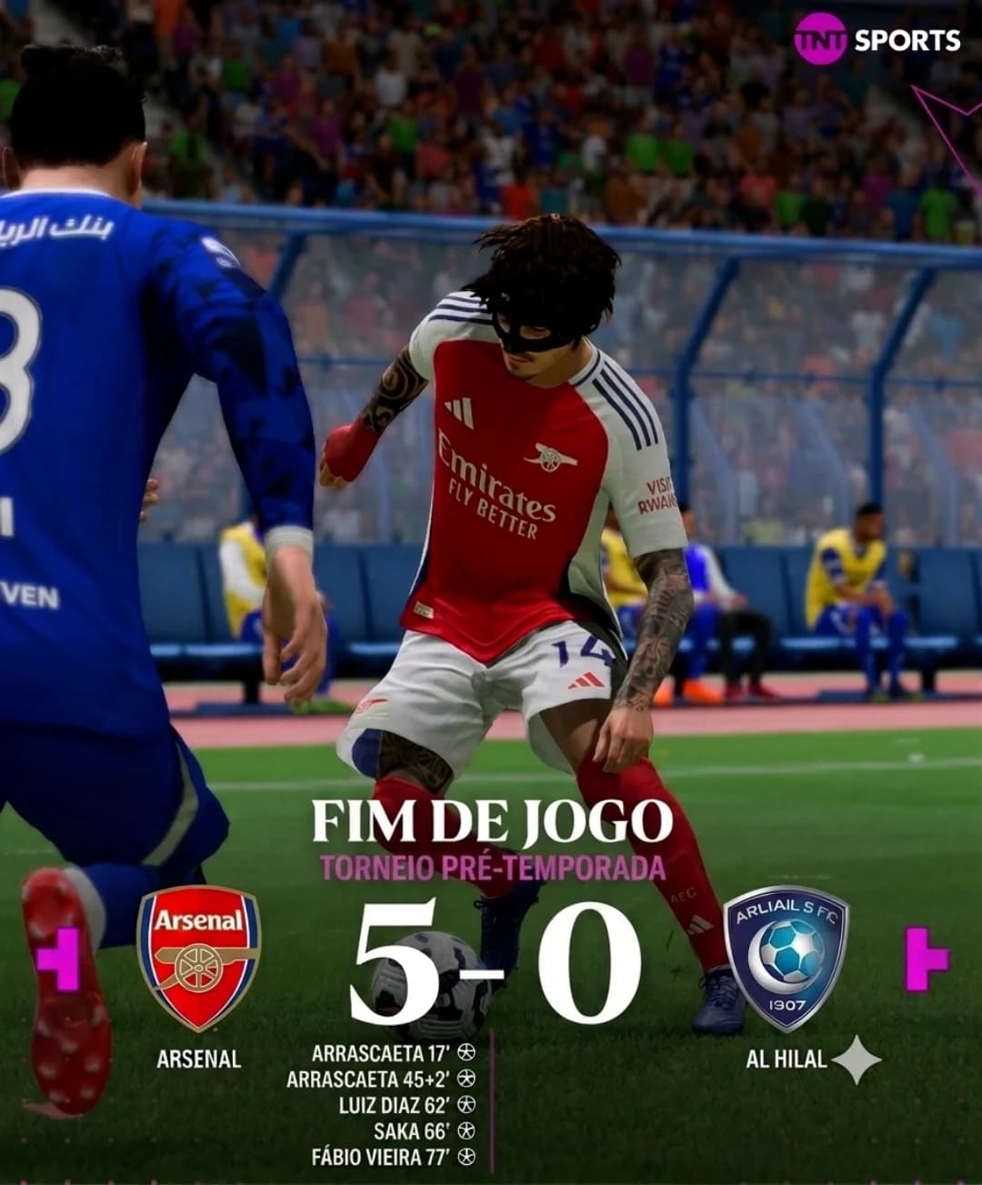 Campeões do torneio amistoso! Fiquei feliz em saber que minha estreia oficial irá ser em uma final contra o Man. City! Pela final da FA C…