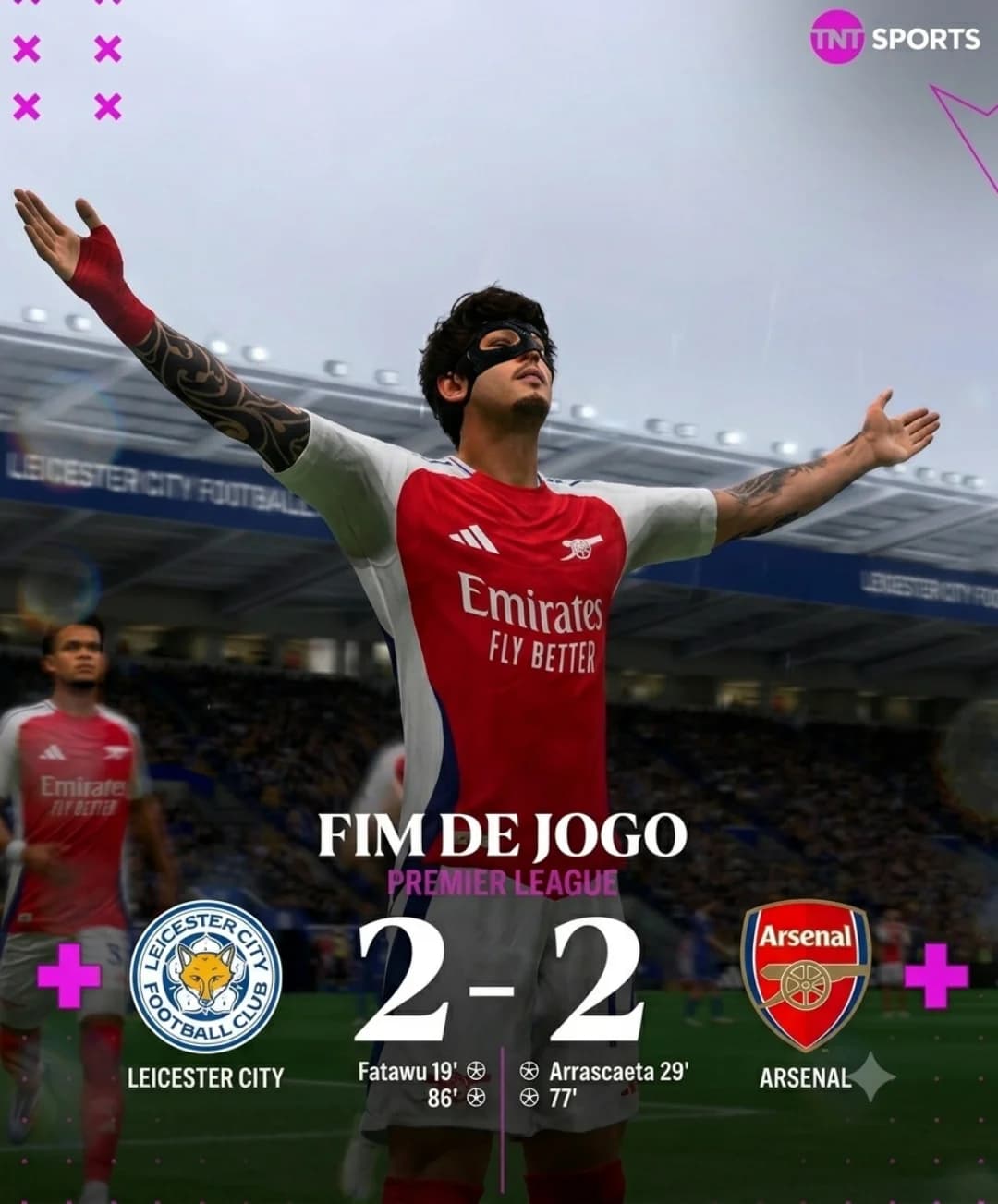 Mais um jogo, mais dois gols. Pra cima gunners 🔥🏴