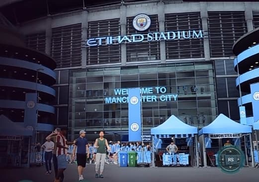 Chegamos no etihad stadium🔥⭐️