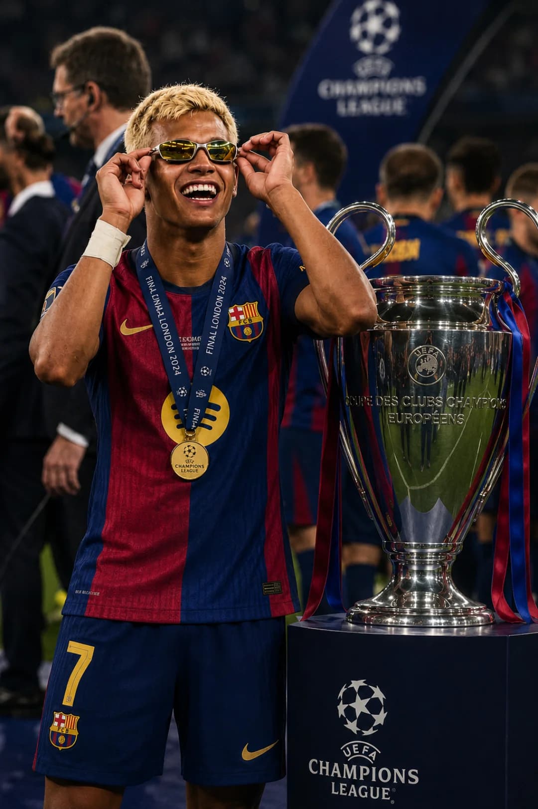 ¡Dos goles en la final de la Champions League, Visca Barça, maldita sea!