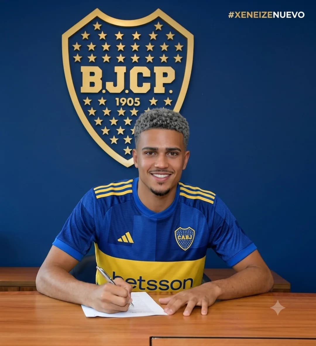 Me apresentando no boca juniors, com a missão de buscar a libertadores.
