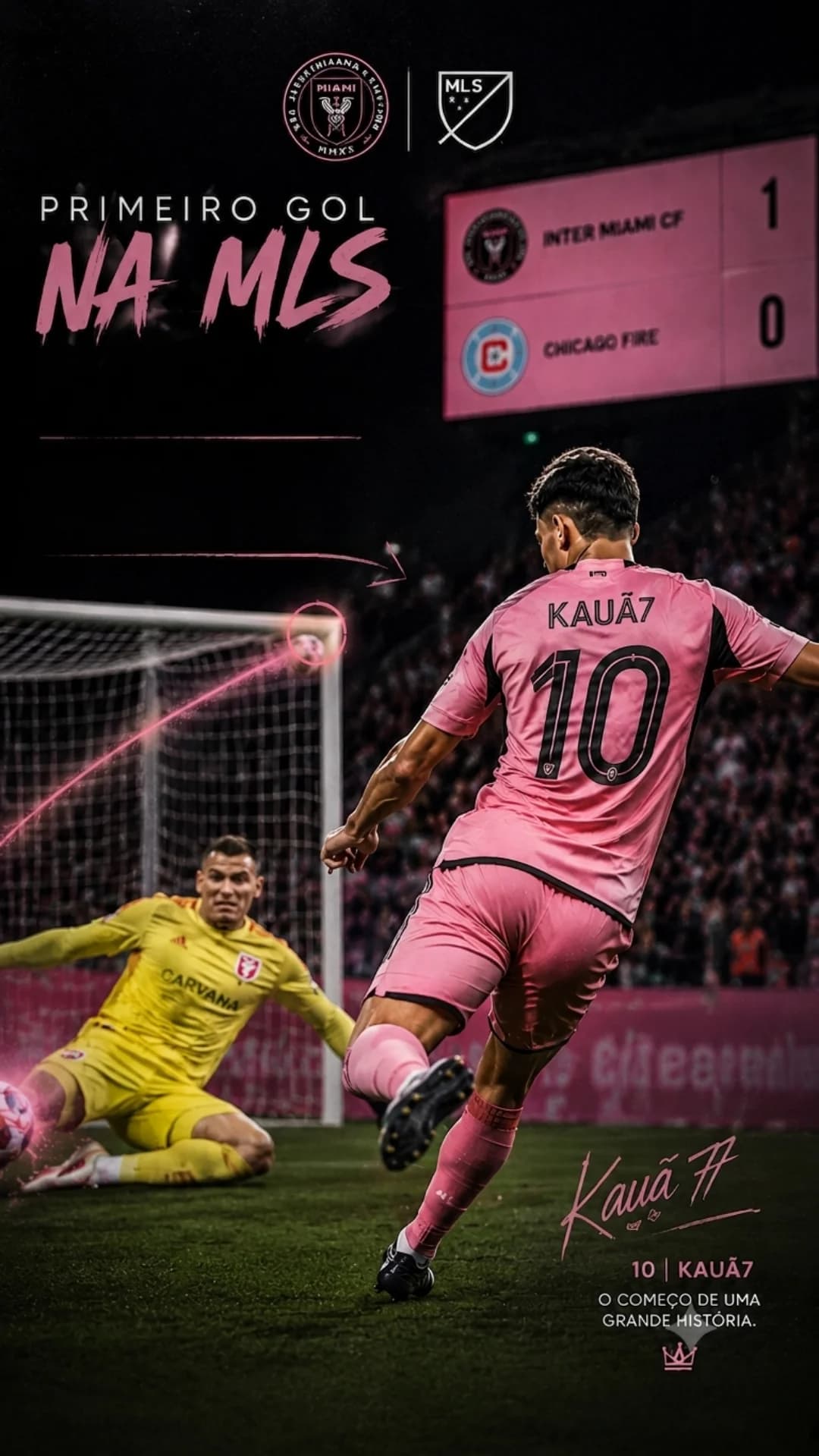 Seu primeiro gol na mls para a história 🔥👑