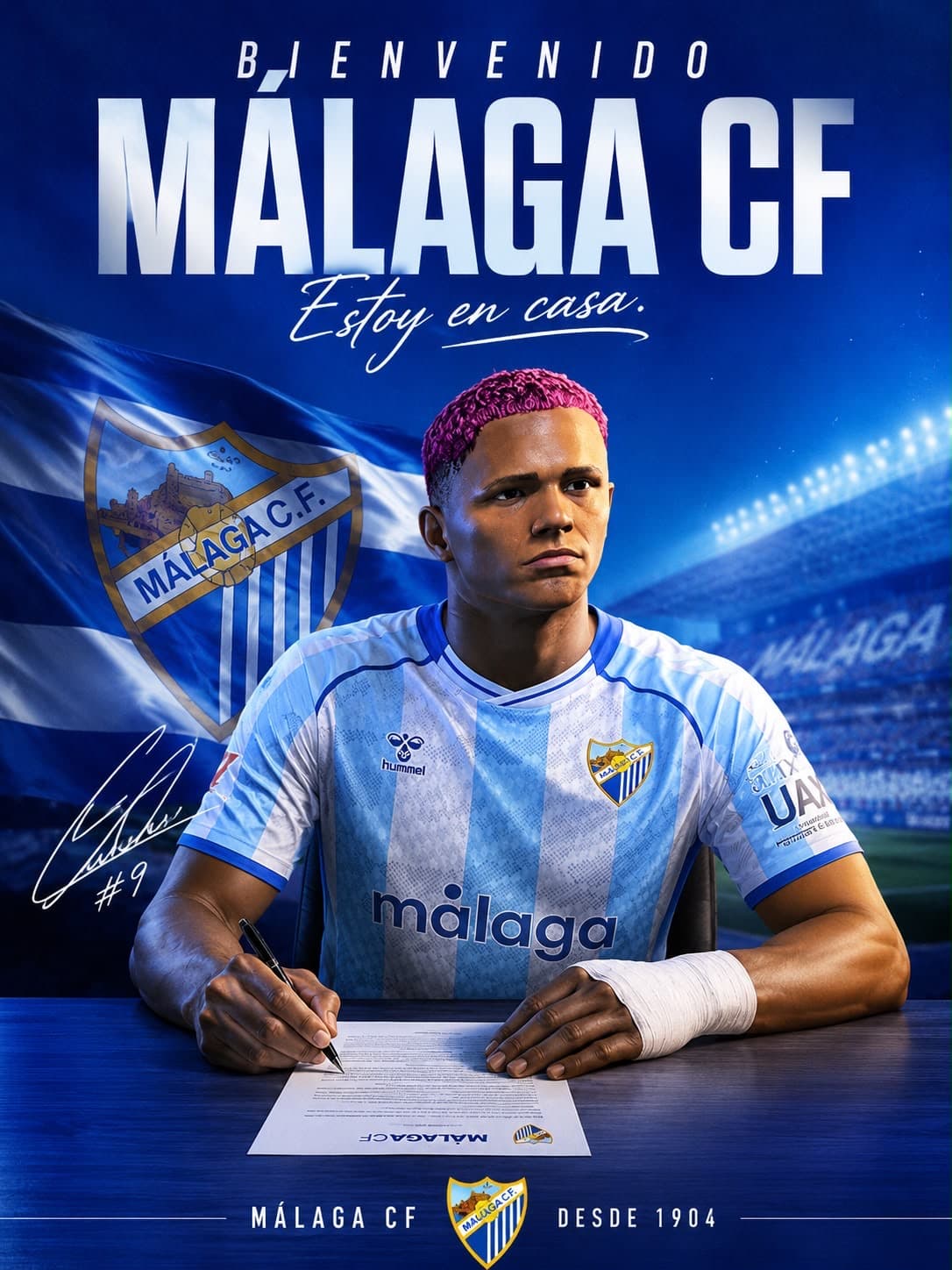 Iremos subir , vamos Málaga