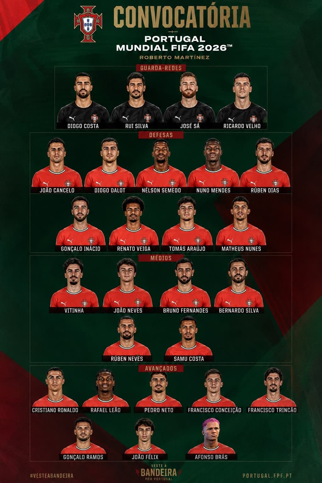 Fomos convocados para a selecão Portuguesa 🇵🇹