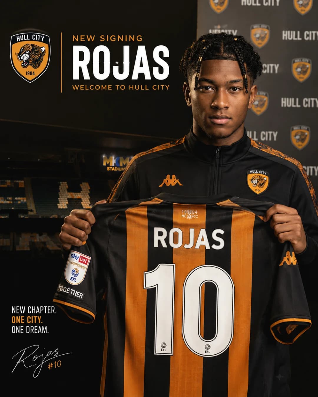 I'm very happy to be a part of this giant club and to know that the management is counting on me. I will give my all as an athlete, both …