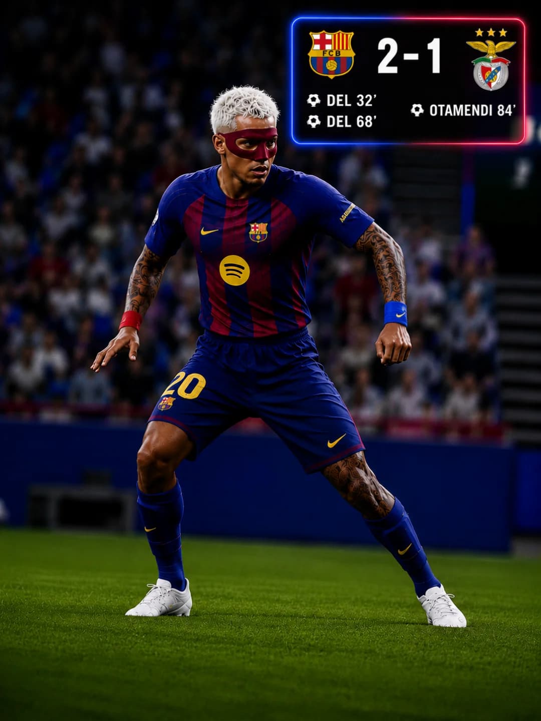 O Benfica começou a ganhar mas o Del marca 2 golos. A dupla Del e Yamal é imparável. Visca barça🔴🔵🥳