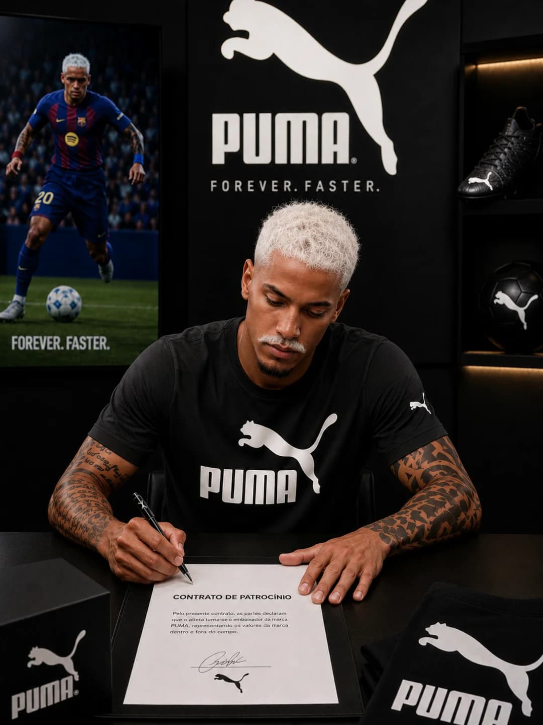 Contrato com a puma assinado 🧾🧾💰