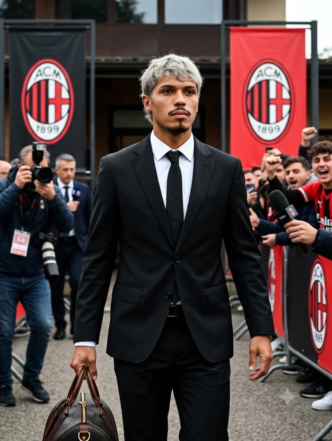 🇮🇹⚔️ UMA NOVA RIVALIDADE COMEÇA! 🇧🇷 Alessandro Maldini acaba de chegar ao Milan, mas já tem um nome em mente: Lionel Isaac Ronaldo. D…