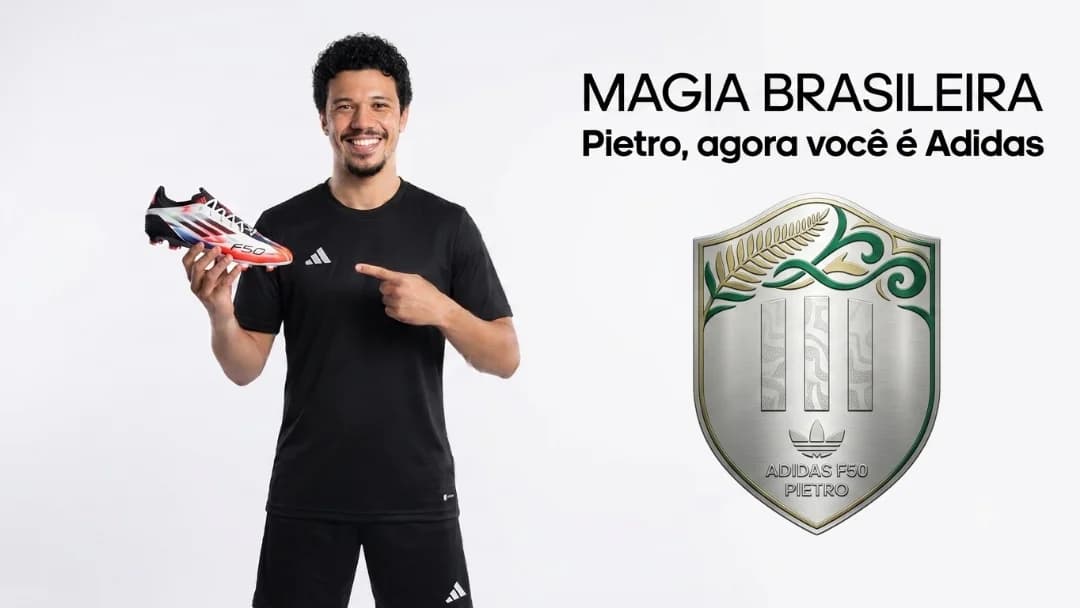 Magia Brasileira🪄🇧🇷 Mais um sonho realizado As três listras, a mesma paixão. Agora eu sou Adidas🔥💪🏼