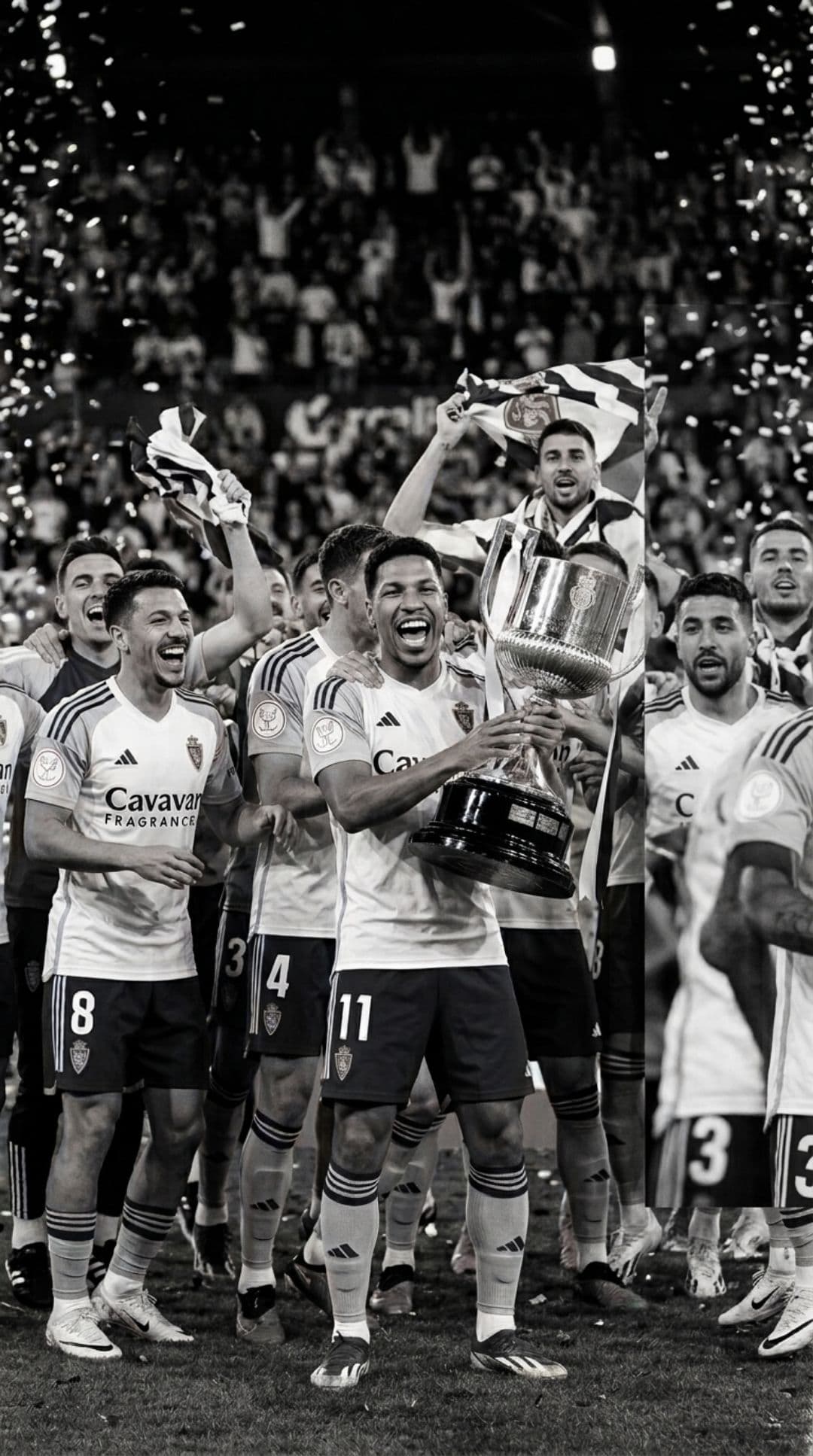 SOMOS LOS CAMPEONES DE LA COPA DEL REY. ¡AUPA ZARAGOZA!⚪🔵