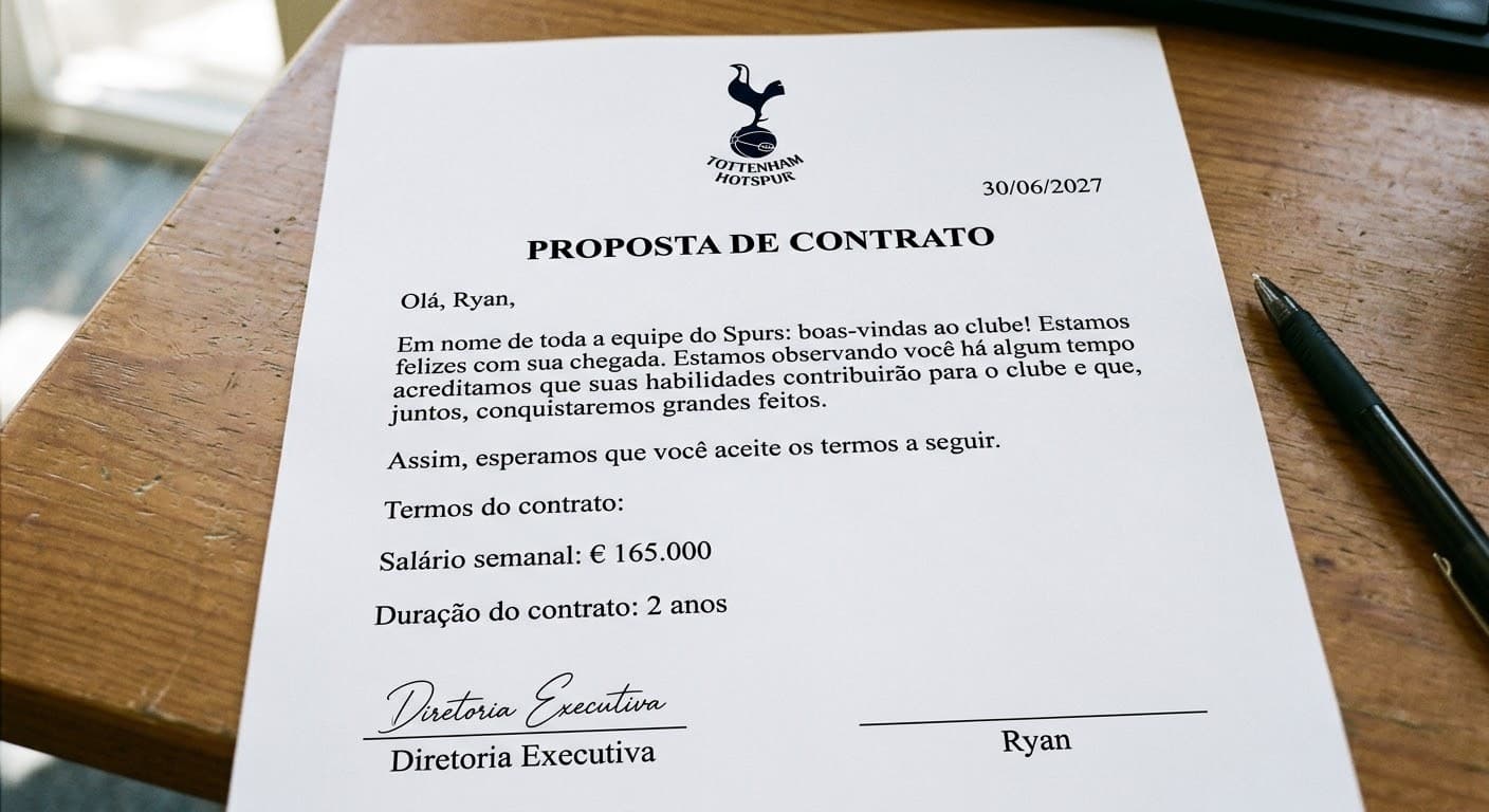Novo capítulo. 🐓⚪ Chegou a hora de vestir essa camisa e mostrar meu futebol na Premier League. Grato pela confiança e pronto pra dar tud…