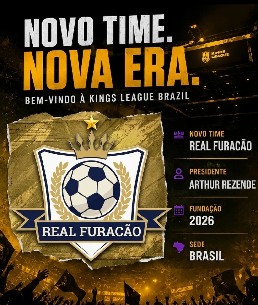 Novo time do @arthur rezende