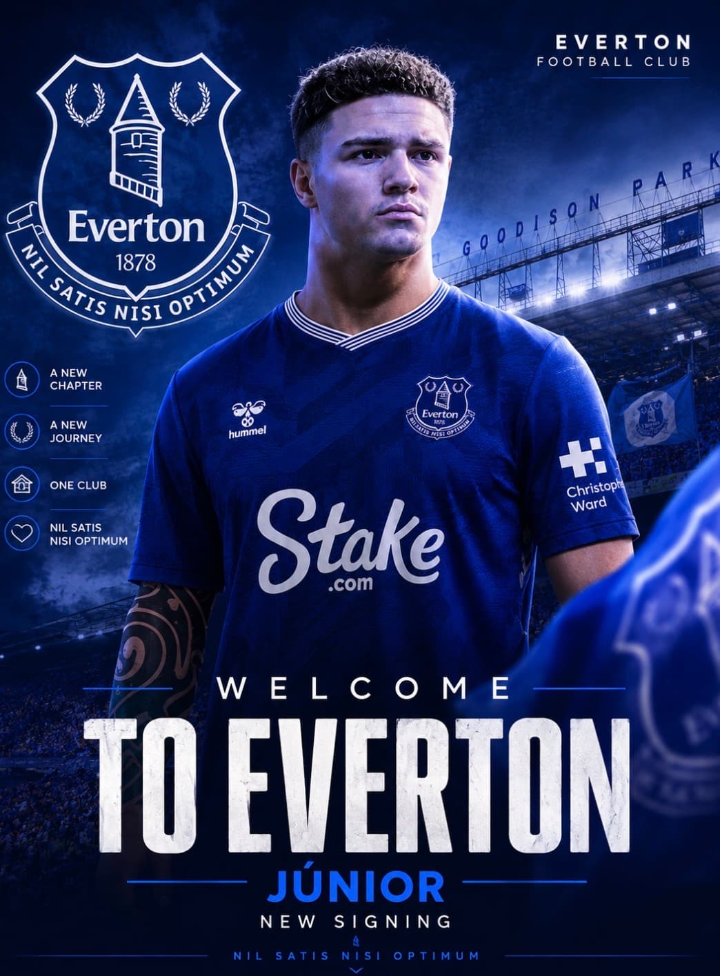 New club. Same ambition. Let’s go blues.🔵🔵