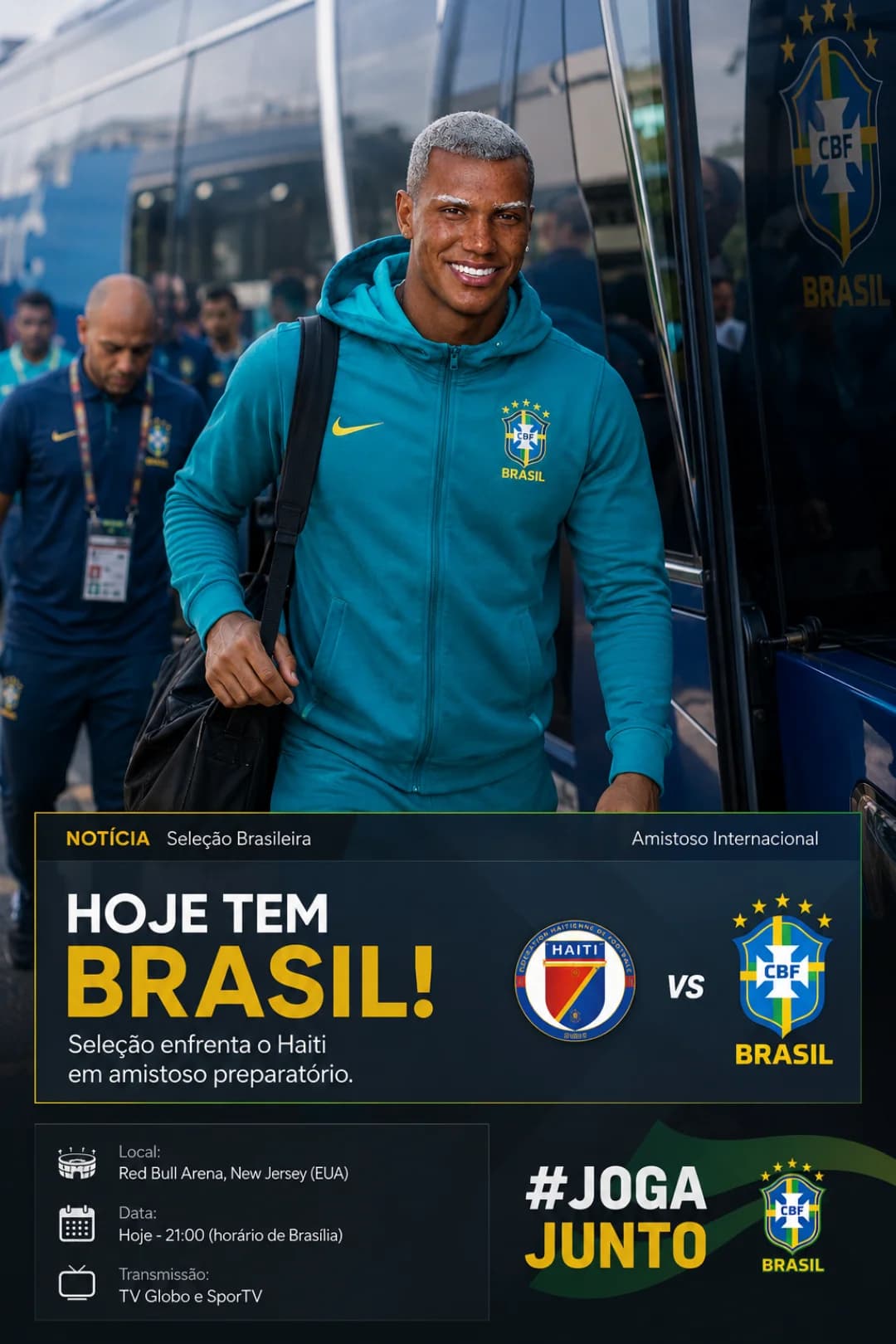 Hoje tem Brasil!🚀🇧🇷😎