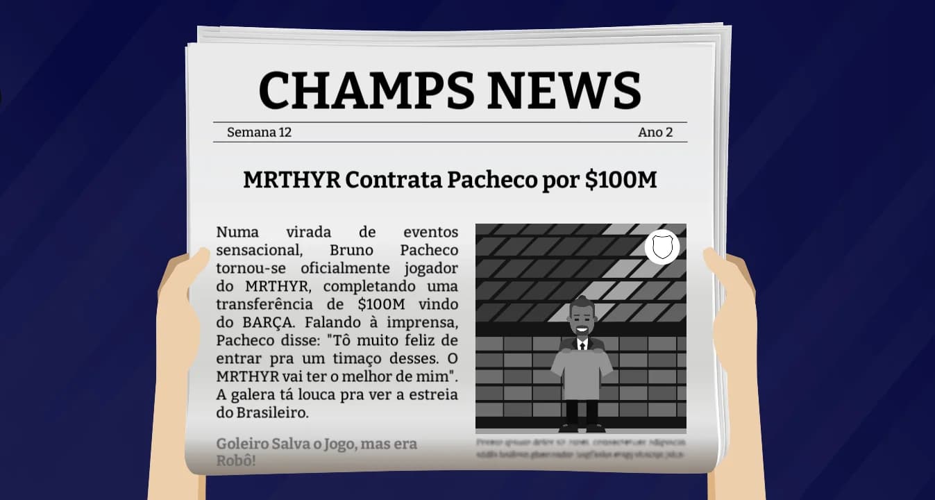 Contratação Pacheco por 100M mas uma contratação