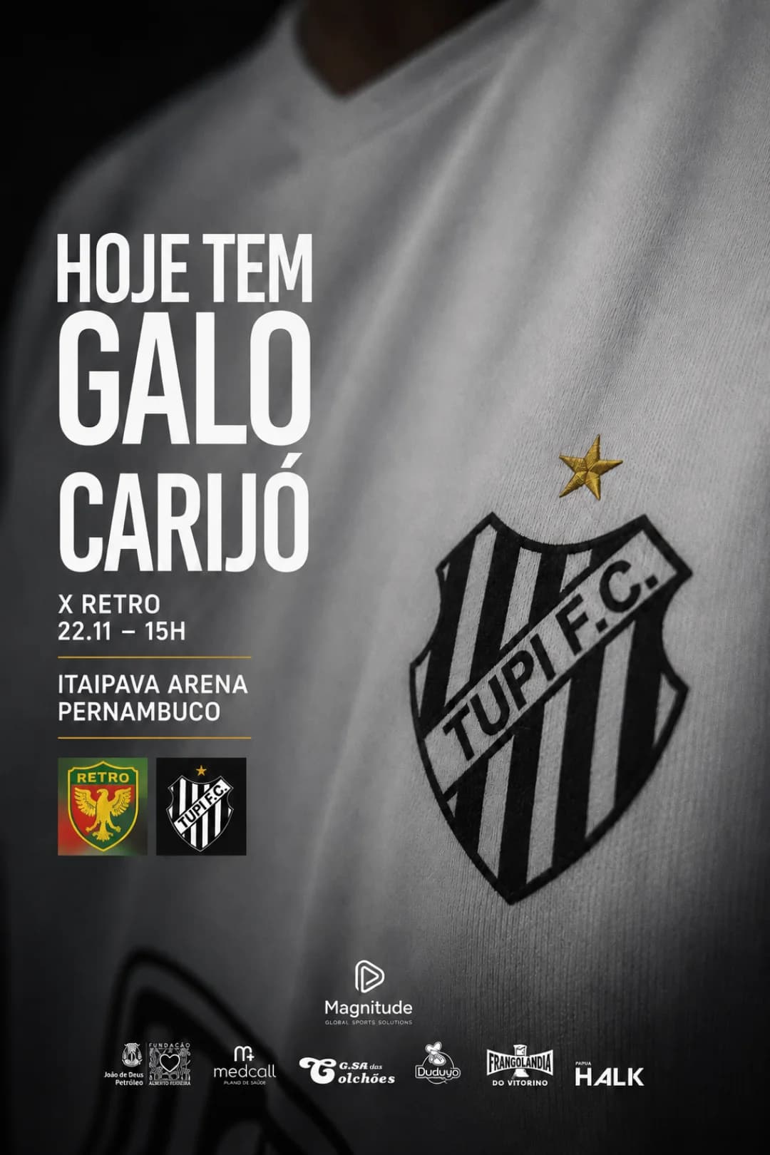 É DIA DE GALO CARIJÓ ⚫️⚪️