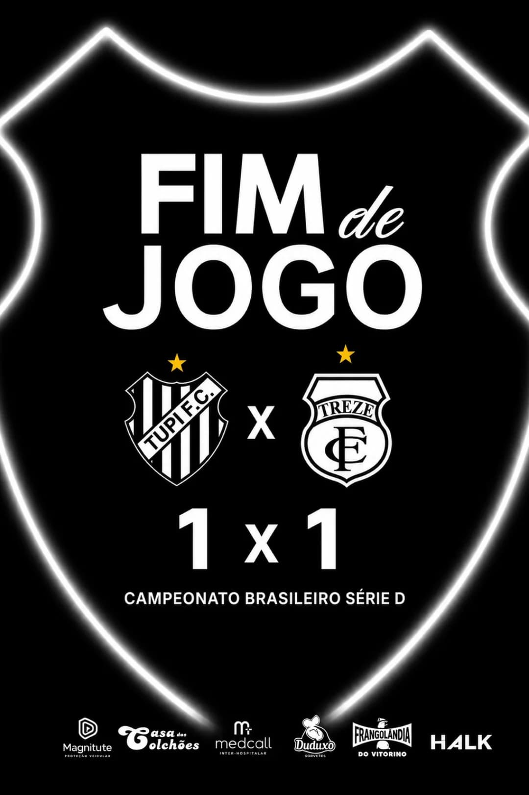 Fim de jogo ⚪️⚫️🐓
