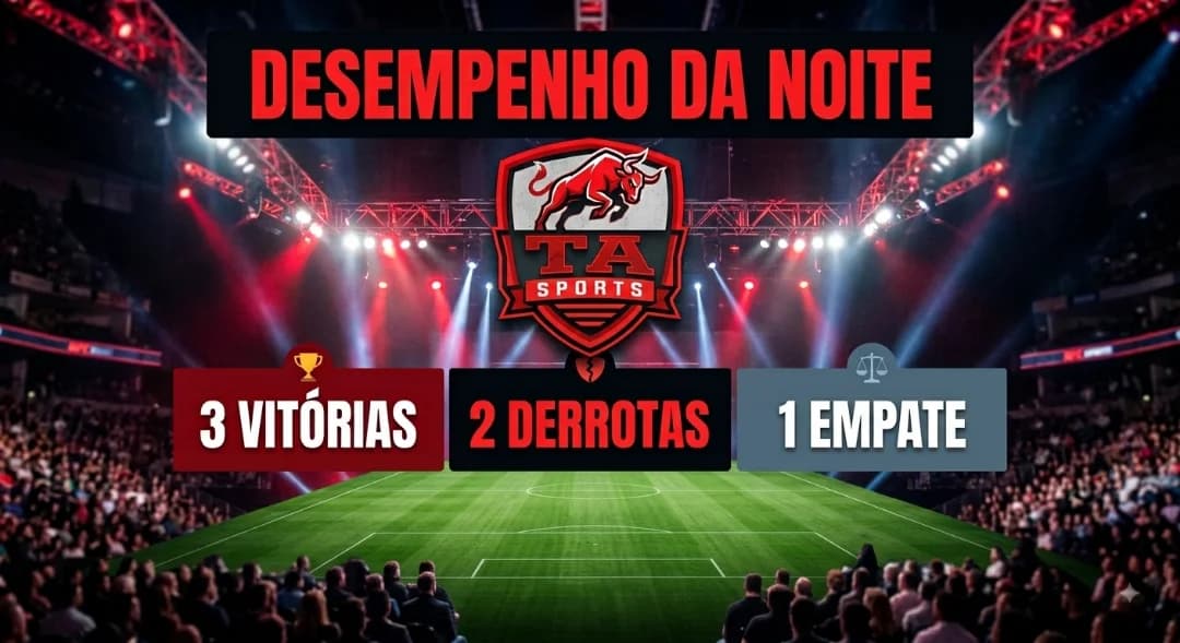 Desempenho do TA na noite de ontem!🔴🐂⚪
