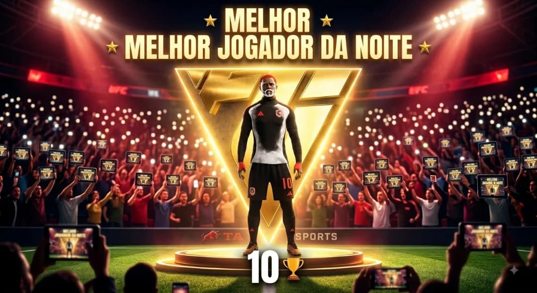 Nosso craque da noite! 10 e faixa.