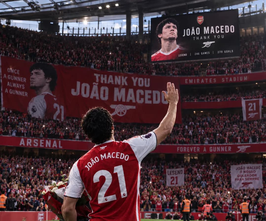 Thanks for everything, Arsenal ❤️🤍.