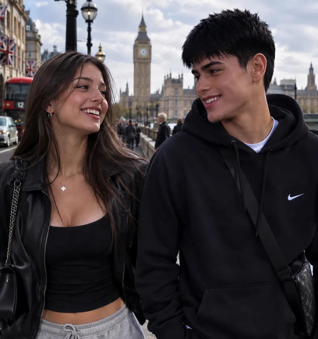 Thiago foi encontrado com a famosa atriz e criadora de conteúdo de Londres, Valentina Moreau. Será que tá rolando alguma coisa hein 👀????