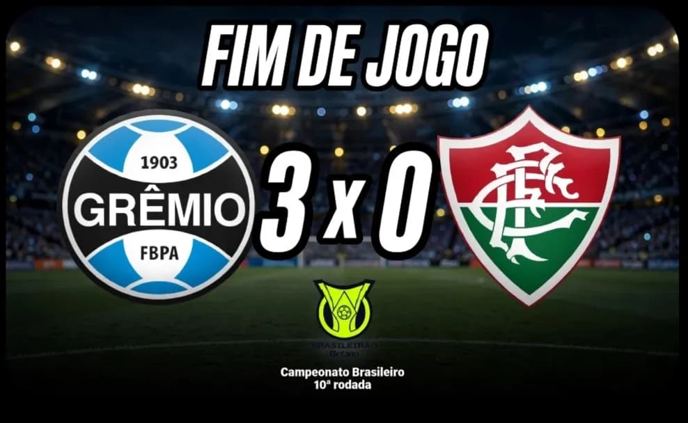 Fim de jogo na Arena do Grêmio...