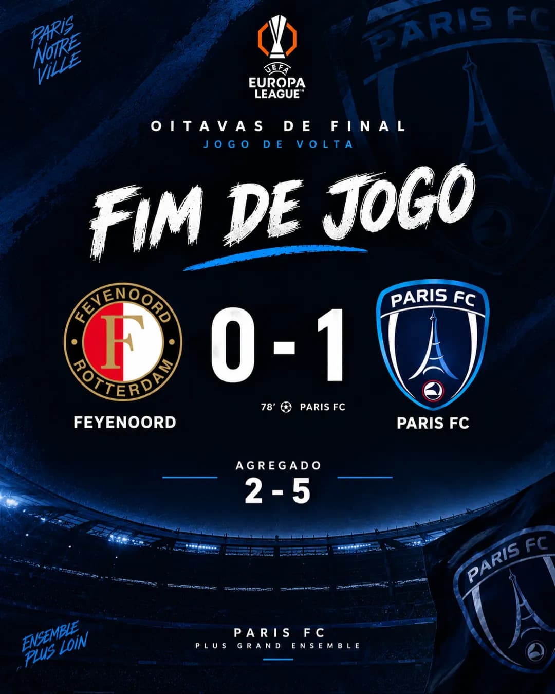 FIM DE JOGOO estamos nas quartas de finais 🔥🔵⚪️