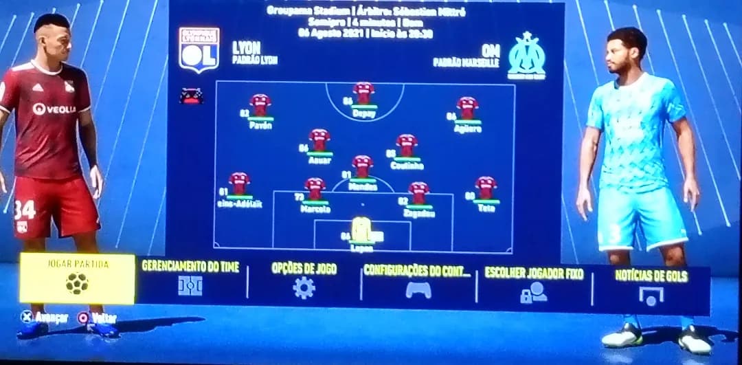 Estreia no campeonato francês