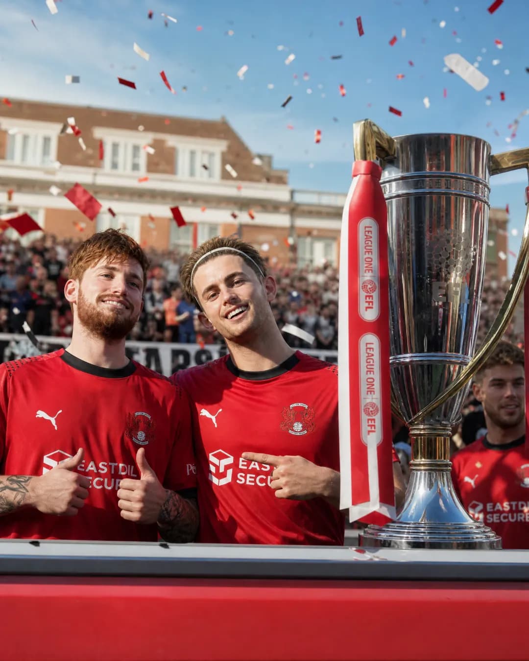 Com essa temporada pelo Leyton orient levamos tudo,que honra jogar neste time 🔥🦊