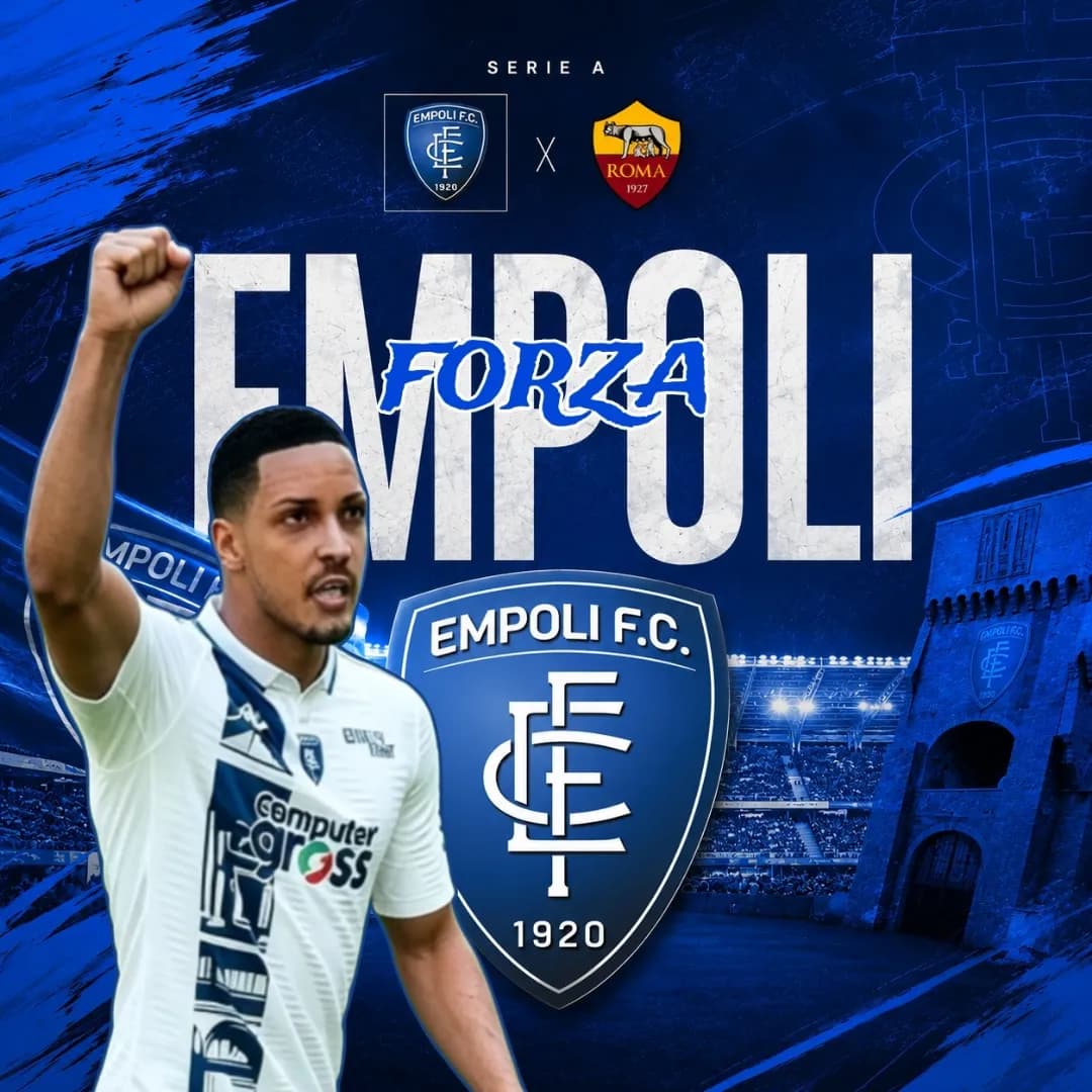 Finalmente, Serie A. 🇮🇹 Um sonho que começa hoje. Forza Empoli! 💙 #felizdemais