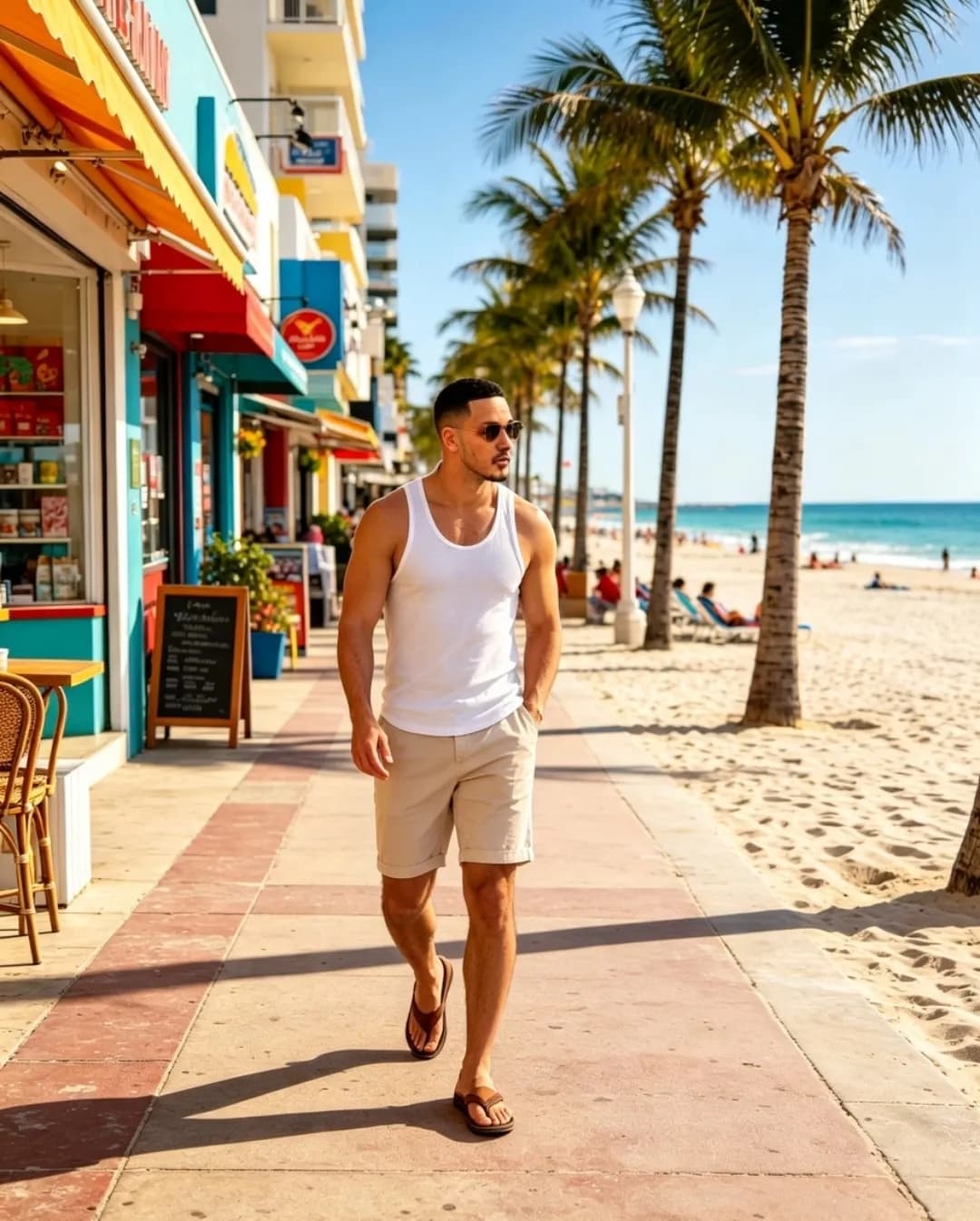 📍 Itália 🇮🇹 | Dia de folga Entre um jogo e outro, também é preciso aproveitar a vida. 🌴🌊