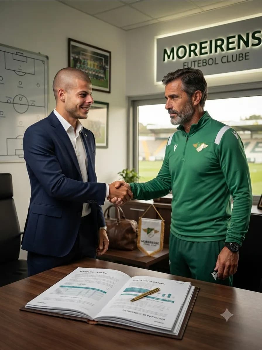 Contrato renovado!! Fico mais um ano no Moreirense💚🤍