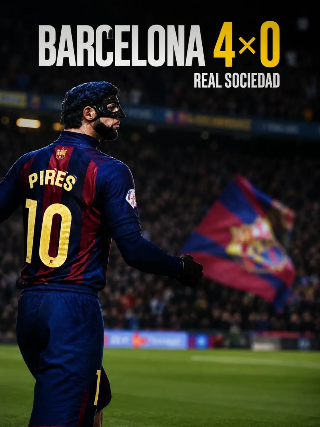Vitória tranquila dentro de casa. Barcelona 4×0 Real Sociedad +3 pontos +2 gols +1 assistência Focar no próximo jogo pela liga, fora de casa