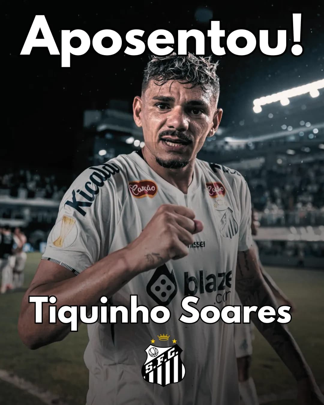 🚨 FIM DE UMA ERA! Tiquinho Soares, aos 35 anos, anunciou sua aposentadoria dos gramados. O atacante encerra sua trajetória como jogador …