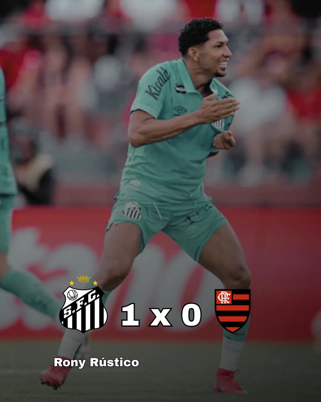 FIM DE JOGO! O Santos estreia com vitória no Brasileirão! 🐟 O Peixe bateu o Flamengo por 1 a 0, com gol de Rony, e largou na competição …