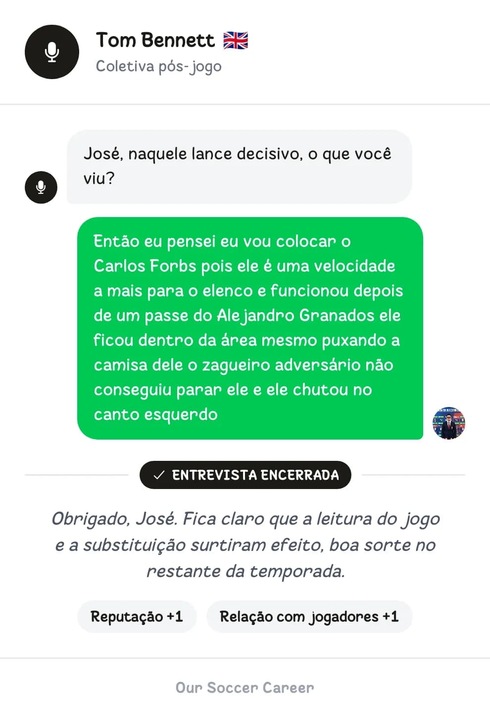 Coletiva pós-jogo, classificados 3x0 em cima do Swansea City ⚽⚽ Bozeník ⚽ C. Forbs