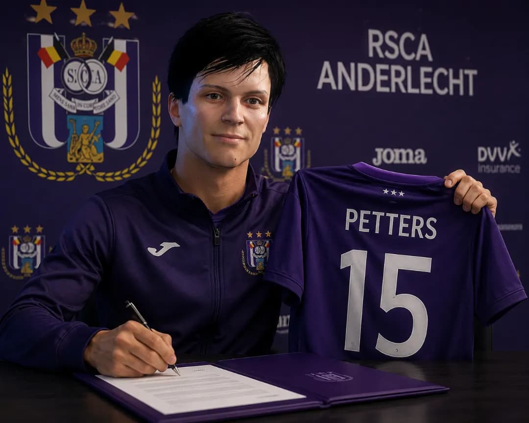 Feliz em assinar meu primeiro contrato, obrigado anderlecht pela oportunidade!🟣