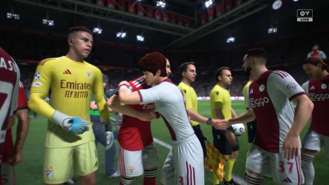 Wedstrijd tegen Benfica in de Champions League: een pijnlijke 2-0 nederlaag, met een dubieuze strafschop voor de tegenstander.💀