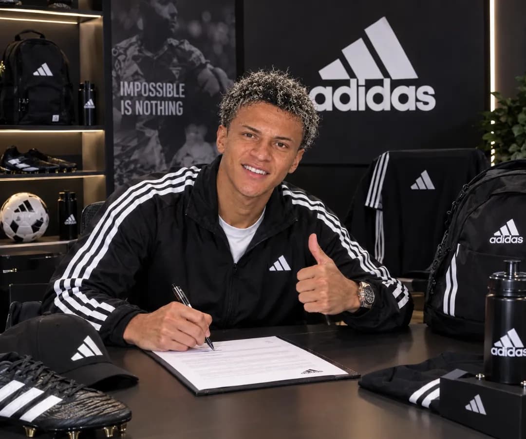 Aceitei a parceria com a {@}[Adidas](6a725f6f08842f66d3aee521) é um prazer ser do seu time tmj 🤝👍