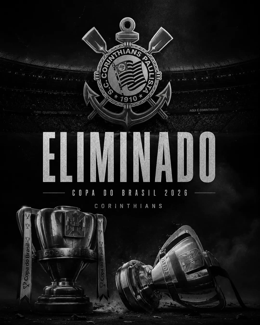 FIM DE JOGO! Agregado Corinthians 1x5 Bahia.