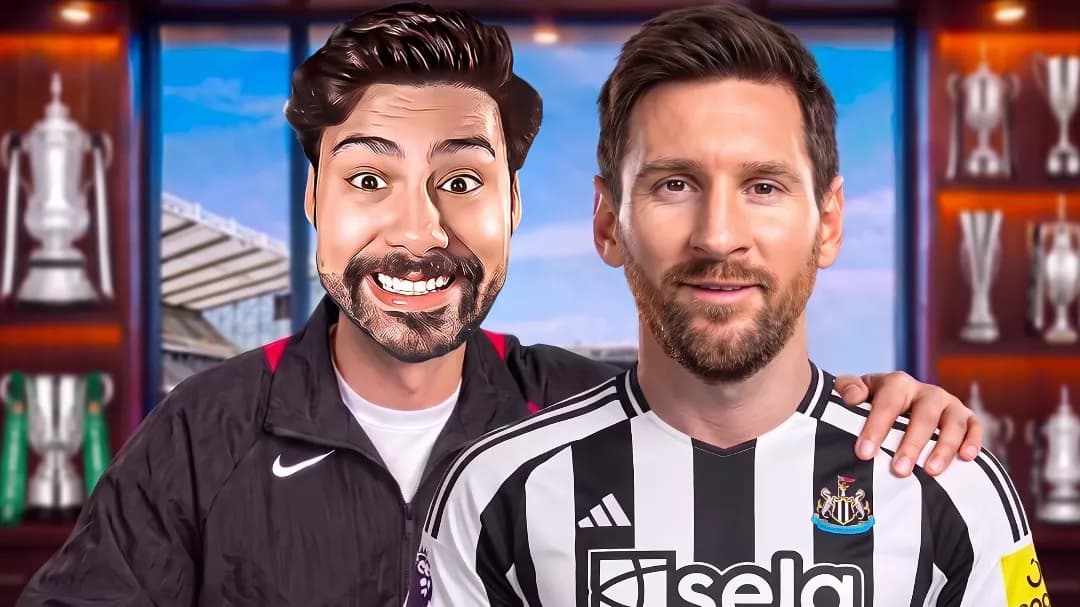 Eu tentei trazer o Messi para o Newcastle.. será que vem reforço de peso por ai?