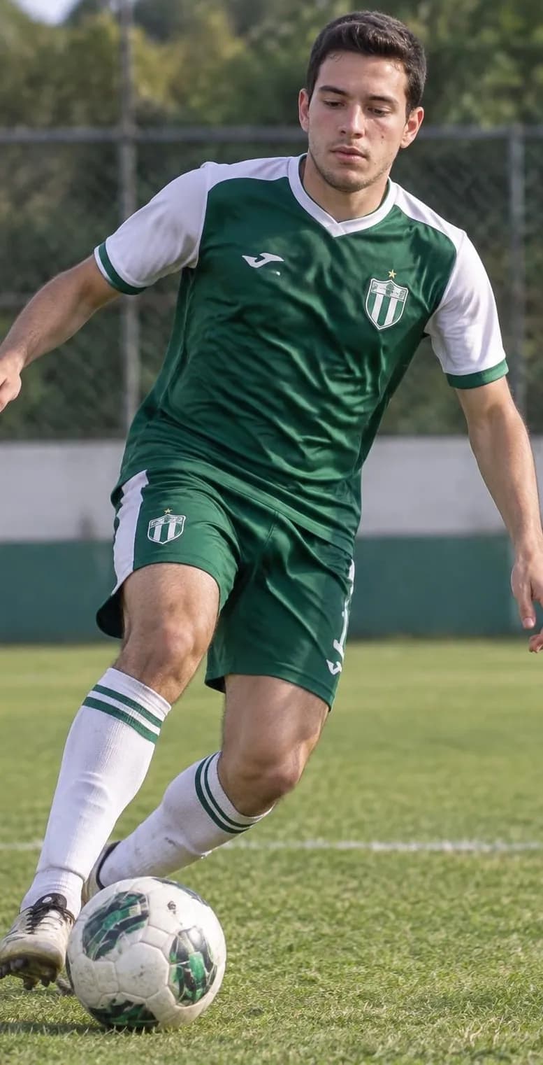 Me chamo Mateus, sou camisa 9 do Al Ahli. Sou de Brasil. Vocês verão muito da minha história daqui pra frente. Aguardem!