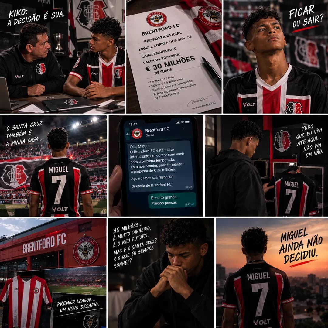 Agora rapaziada eu fico ou vou embora eu quero muito ir pro Brad Ford mas aqui no Santa Santa Cruz é meu lugar ￼
