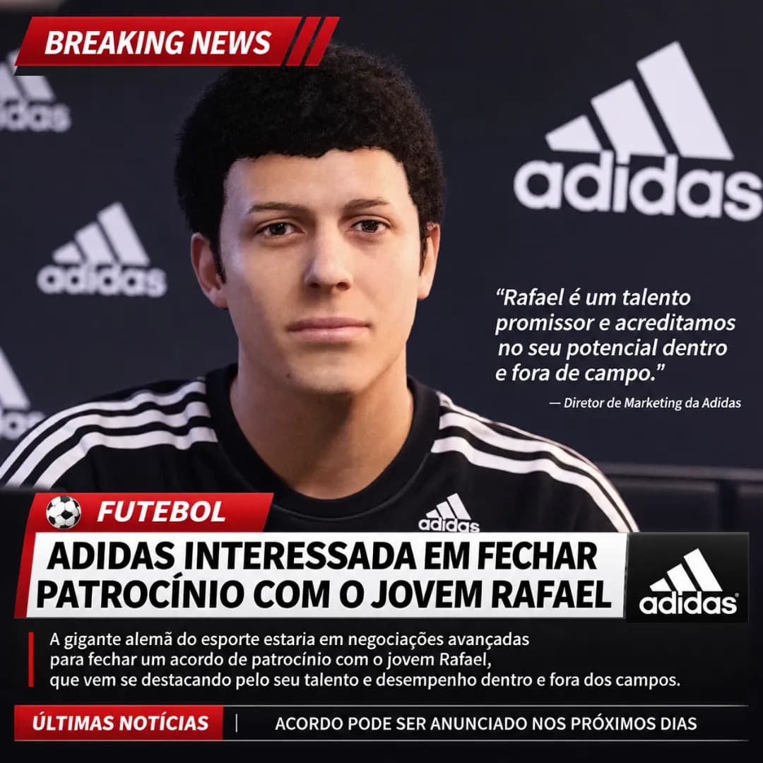 O que vcs acham? Devo fechar com a Adidas?