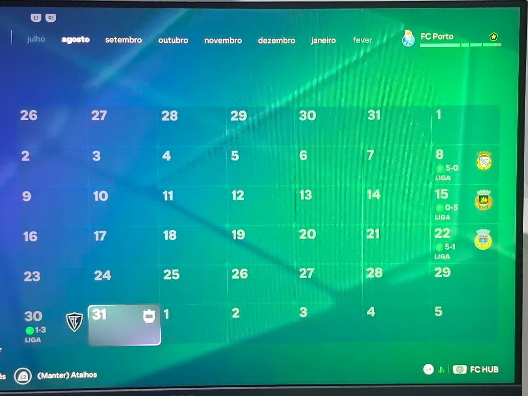 Jogos e resultados . Proximo mês repoblico