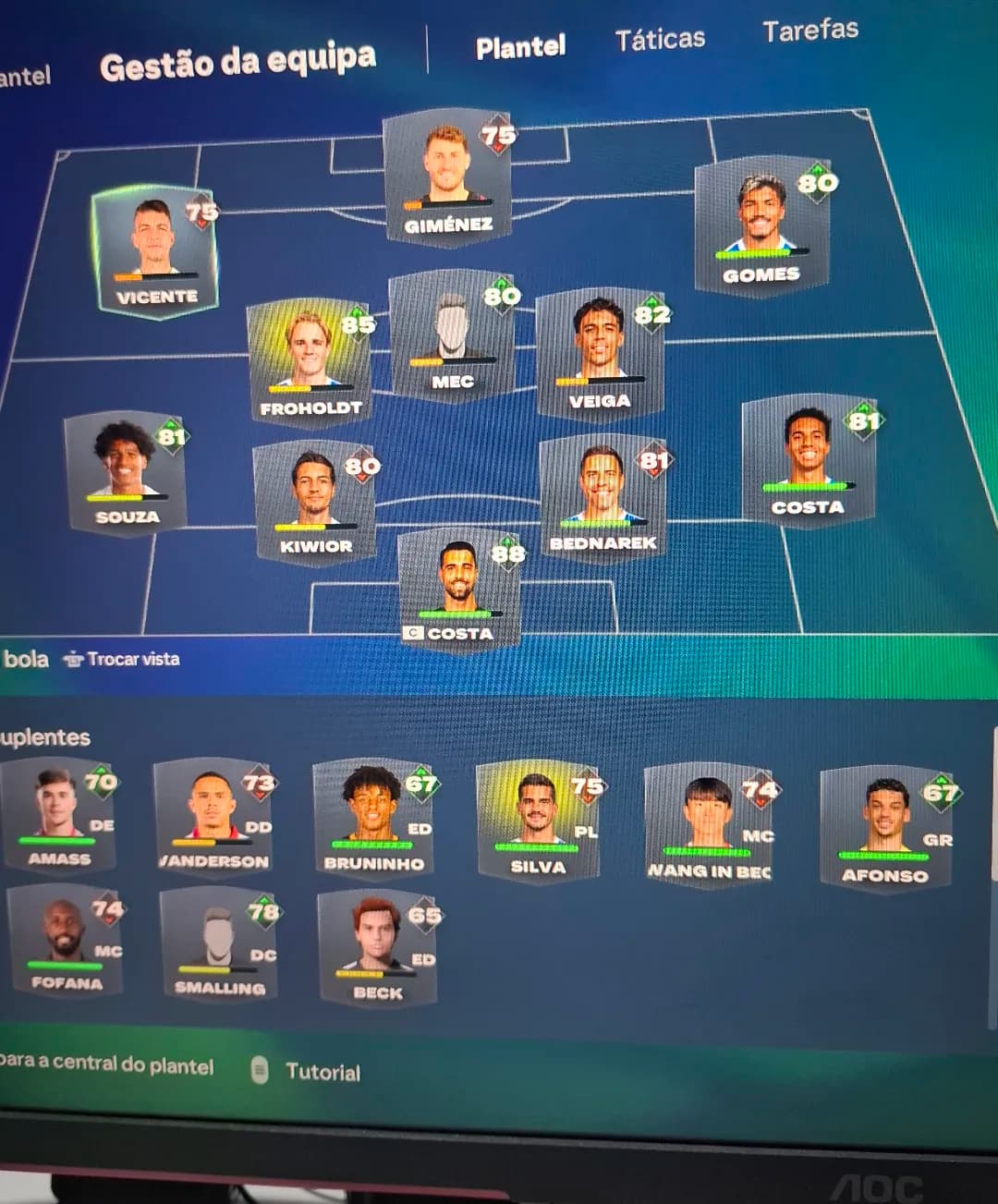 Grande equipa . Gabriel mec grande jogador 7 golos e 2 assitencias em 6 jogos
