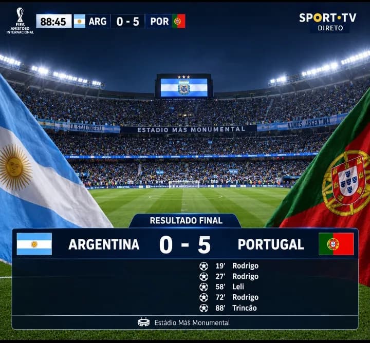 Mais uma vitória contra a Argentina. 💪🇵🇹