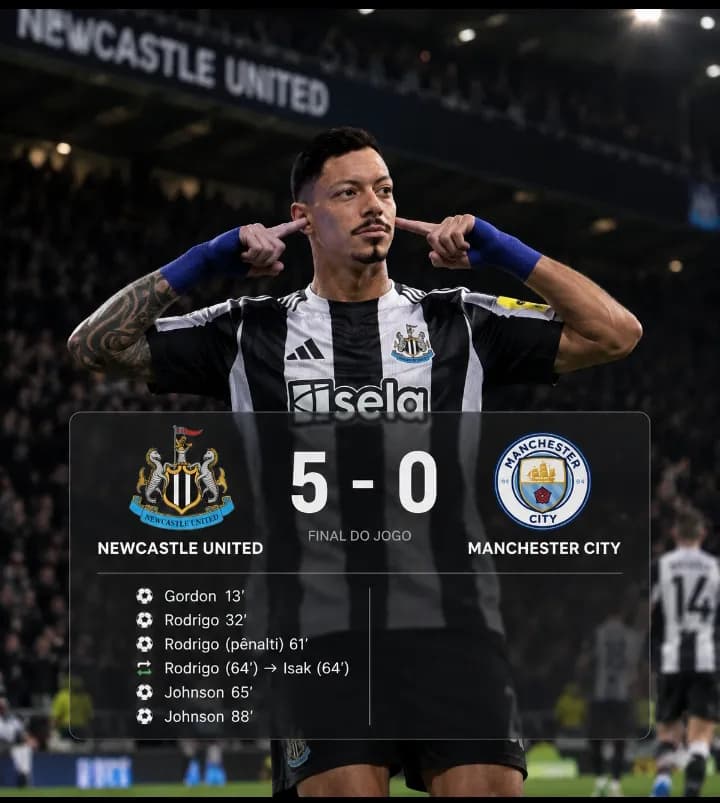 Primeiro vitória da temporada em cima do Manchester City! 💪🆕🏰