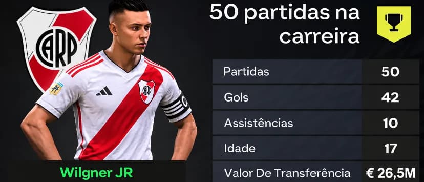 Chegamos a 50 partidas em nossa carreira 💪🏼